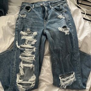 American eagle medium wash jeans size 4